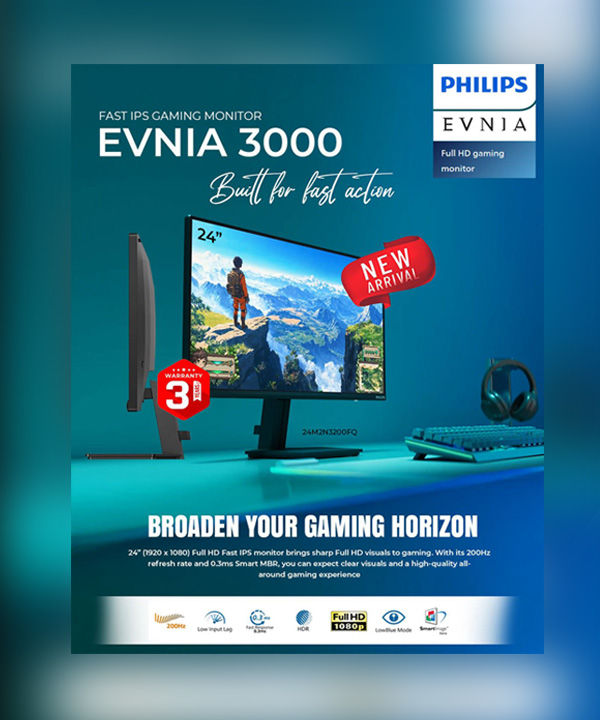 Philips Full HD IPS 100HZ 22" Monitor 22E1N1200A/69